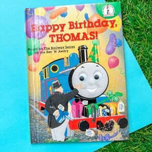 3/$15 Thomas The Train Happy Birthday, Nostalgic 1990 Children's Book